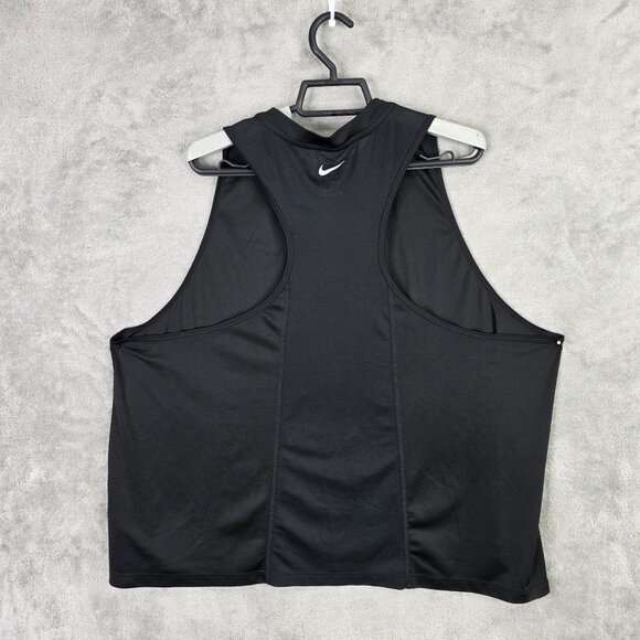 Womens Nike Black Running Tank Top Dri-Fit Sleeveless Athletic Polyester Size 3X - Picture 4 of 8